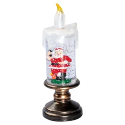 LED-Kerze "Glitter" Santa