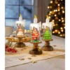 LED-Kerze "Glitter" Schneemann