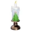 LED-Kerze "Glitter" Tanne