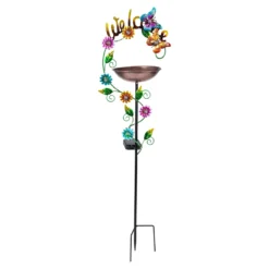 LED-Solar-Vogeltränke „Schmetterling“