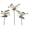 Leucht-Gartenstecker "Schmetterlinge", 3 Stück