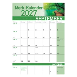Merk-Kalender 2027 Natur