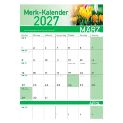Merk-Kalender 2027 Natur