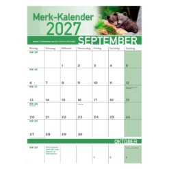 Merk-Kalender 2027 Tierbabies
