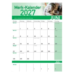 Merk-Kalender 2027 Tierbabies