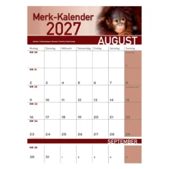 Merk-Kalender 2027 Tierbabies