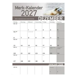 Merk-Kalender 2027 Tierbabies