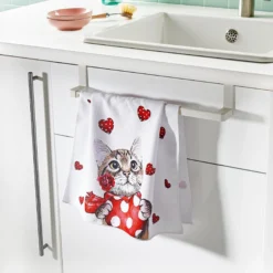 Mikrofaser-Geschirrtuch „Kater Max“