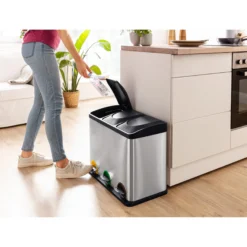 Mülltrennsystem „Premium“, 3 Fächer je 18 l