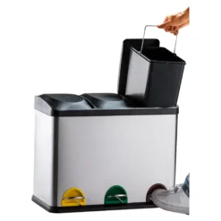 Mülltrennsystem „Premium“, 3 Fächer je 18 l