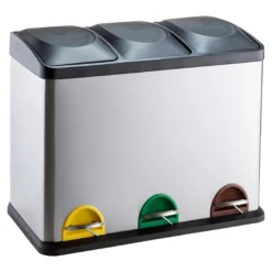 Mülltrennsystem „Premium“, 3 Fächer je 18 l
