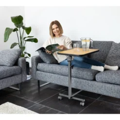 Mobiler Beistelltisch Buche