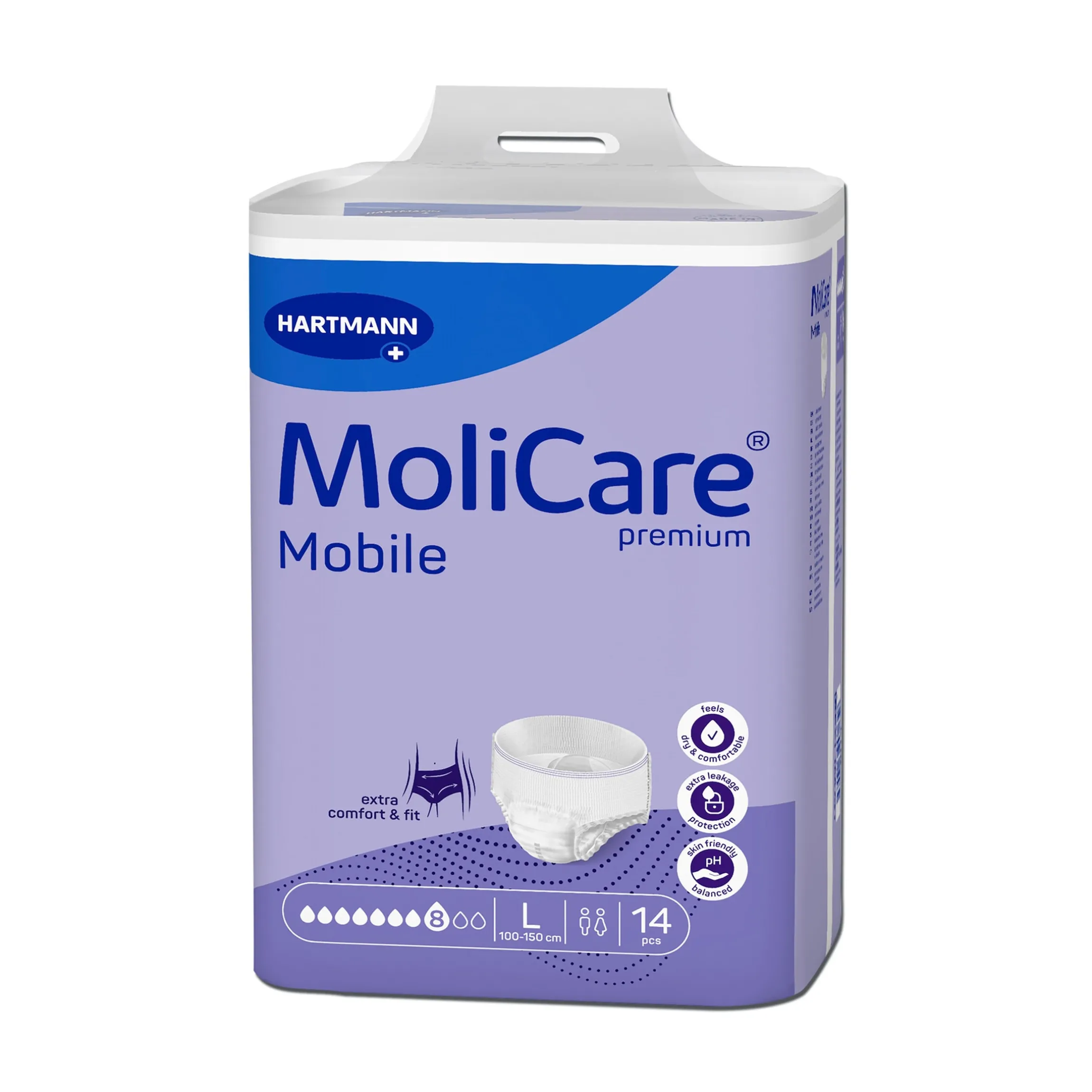 MoliCare Premium Mobile, 2.000 ml Saugleistung, 14 Stück