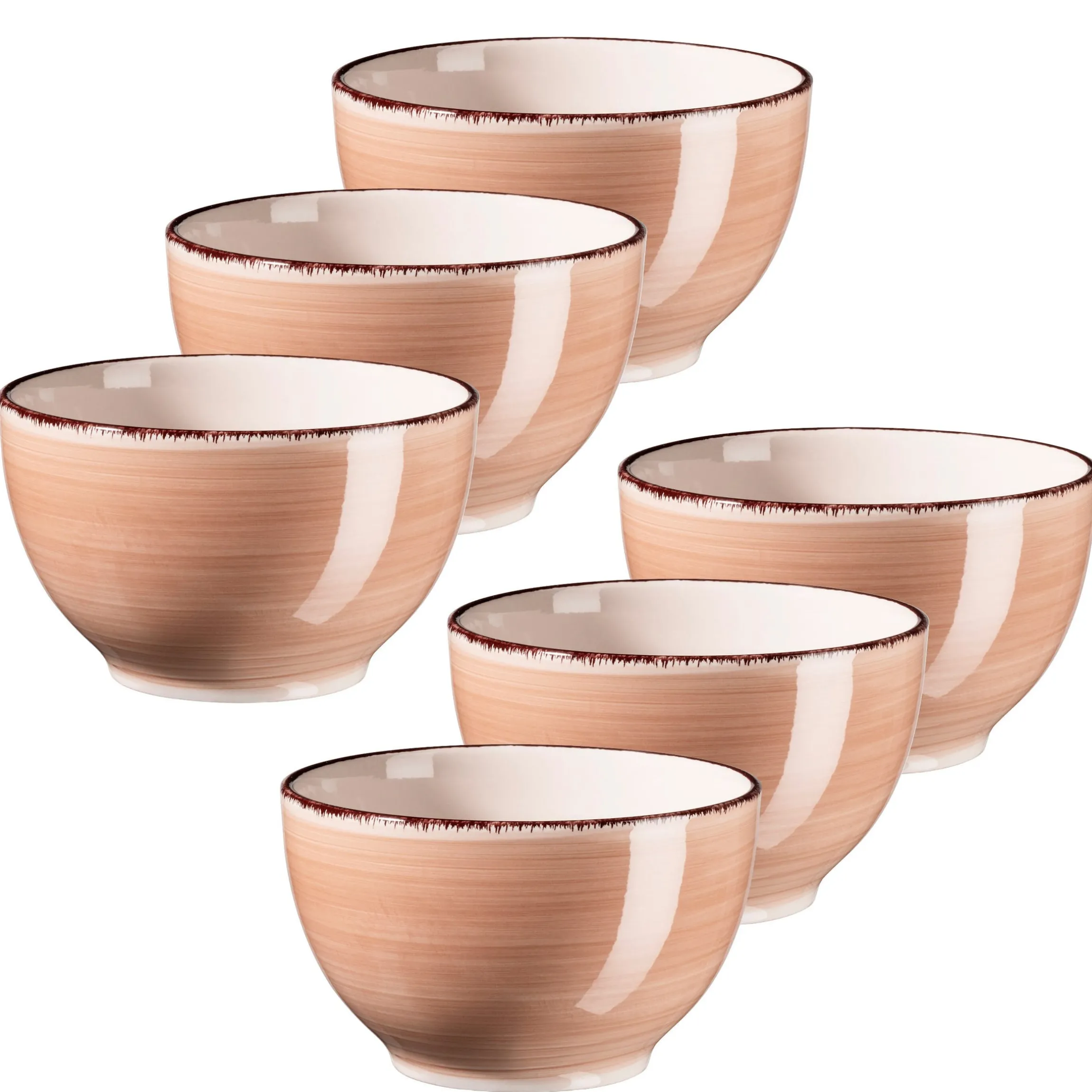 Müslischalen-Set, Steingut LUMACA Dunkelblau