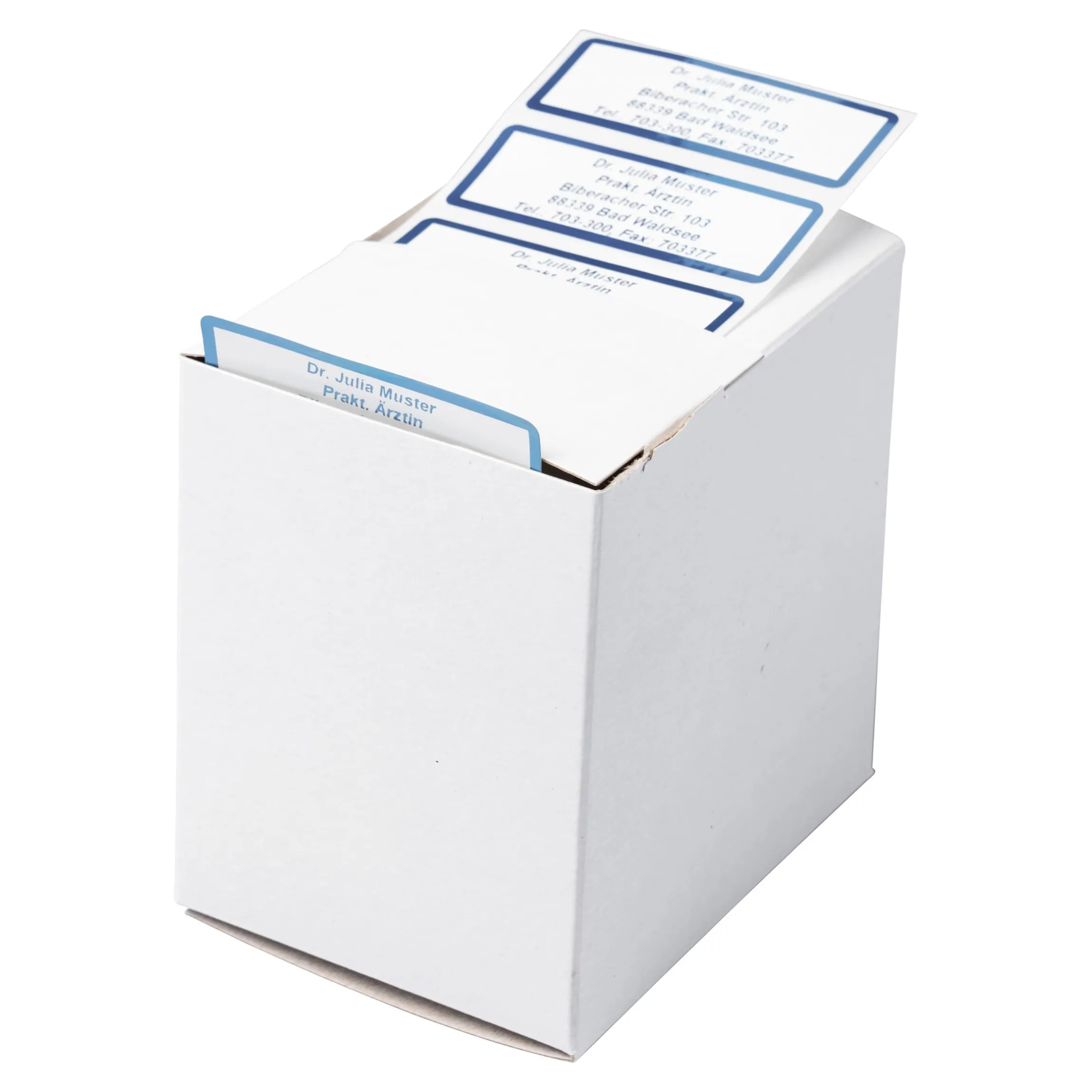 Namensaufkleber "Schrifttyp B" blau