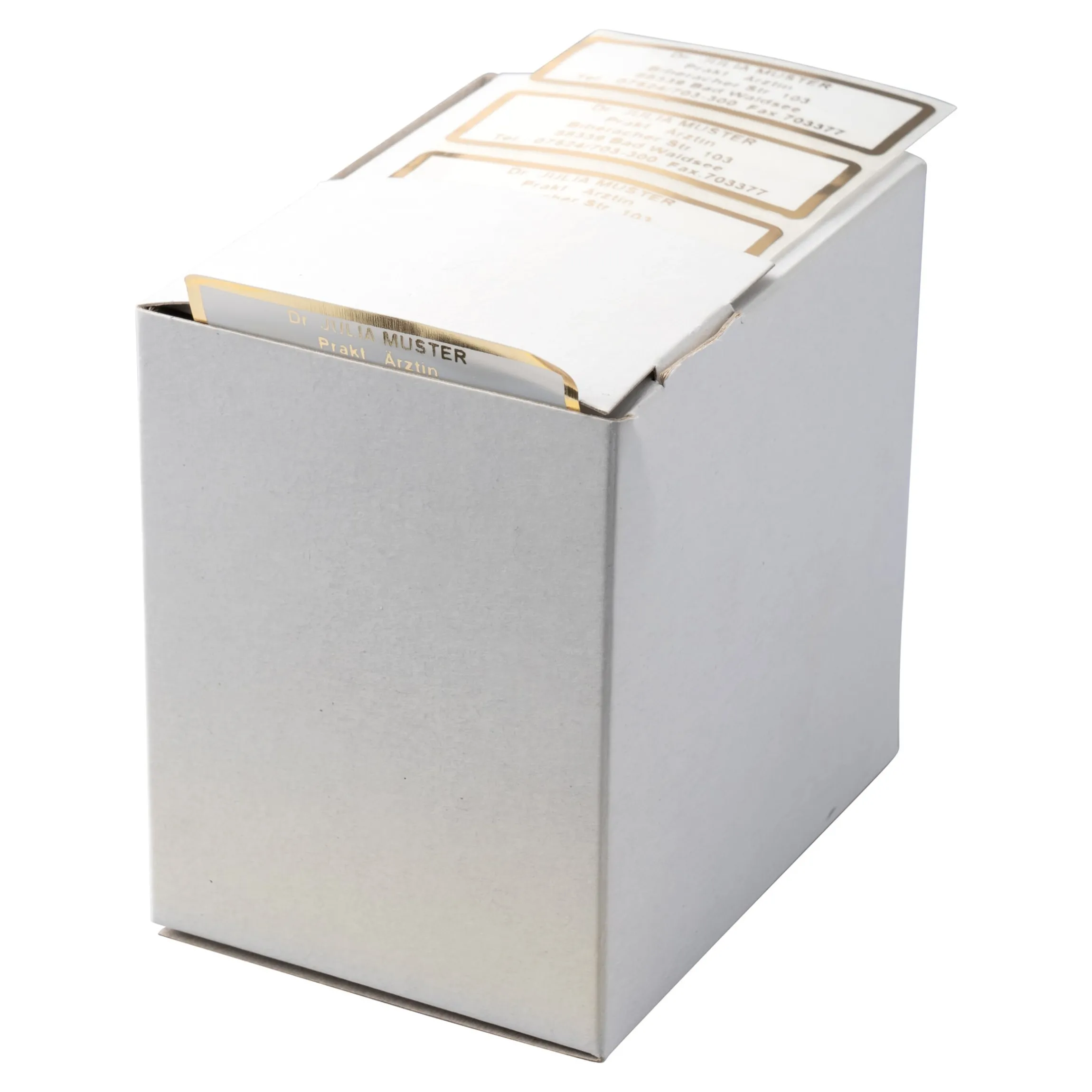 Namensaufkleber "Schrifttyp A" gold
