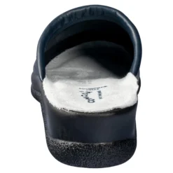 Pantolette mit Leder für Damen blau