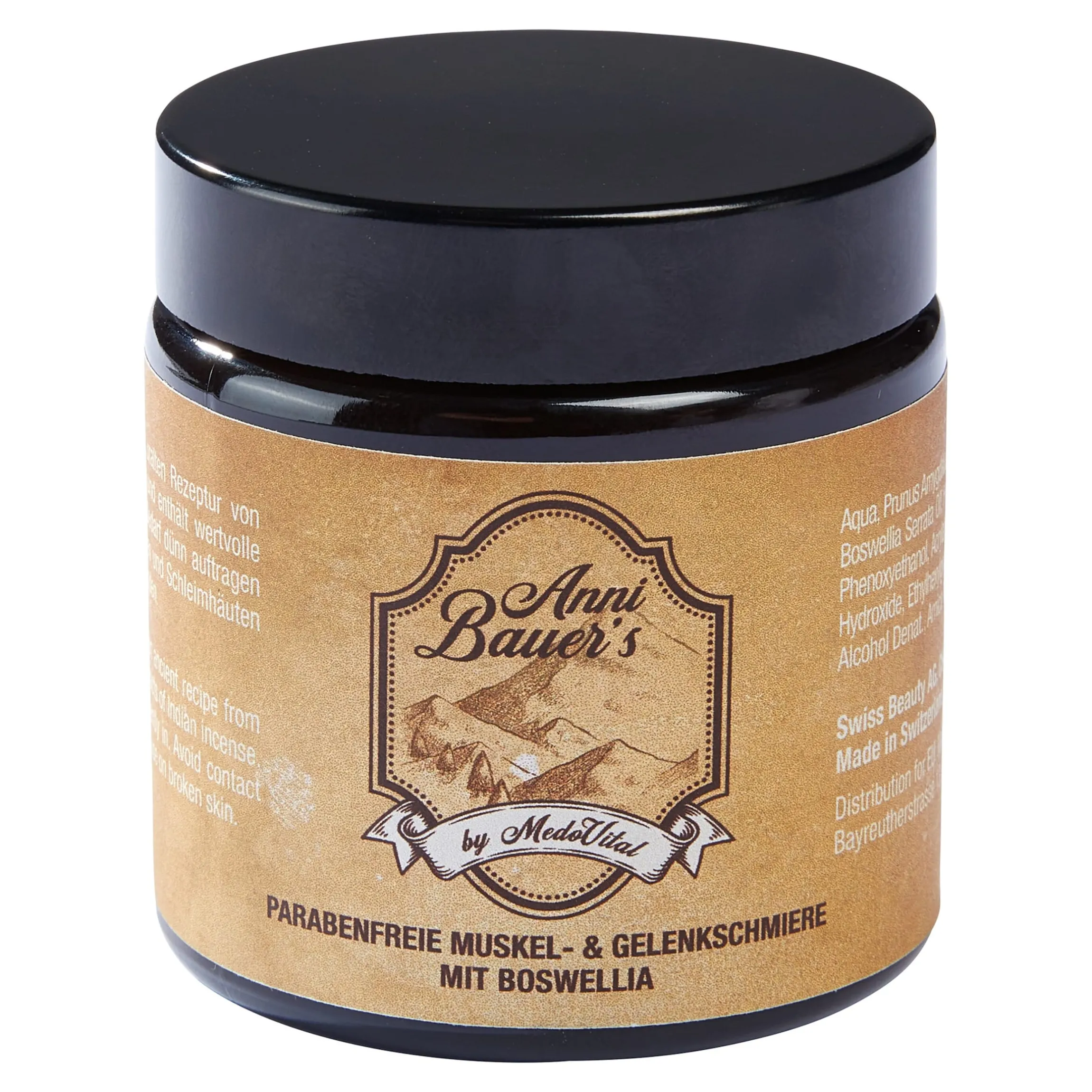 Parabenfreie Muskel- und Gelenkschmiere mit Boswellia, 100 ml