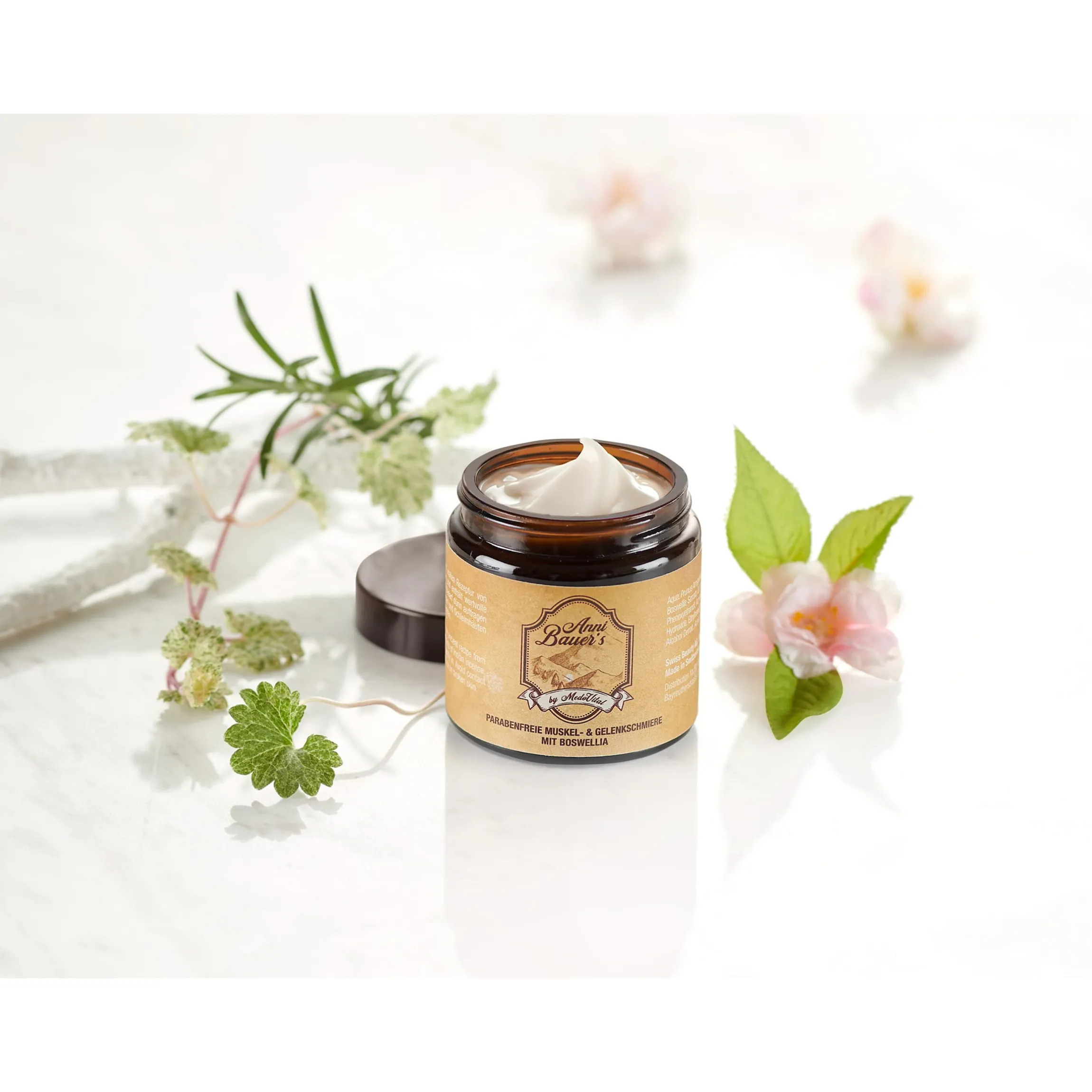 Parabenfreie Muskel- und Gelenkschmiere mit Boswellia, 100 ml