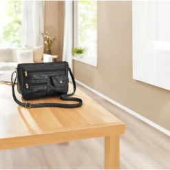 Patchwork-Ledertasche „Inge“