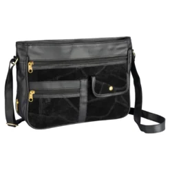 Patchwork-Ledertasche „Irmgard“