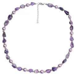 Perlen-Halskette "Amethyst"