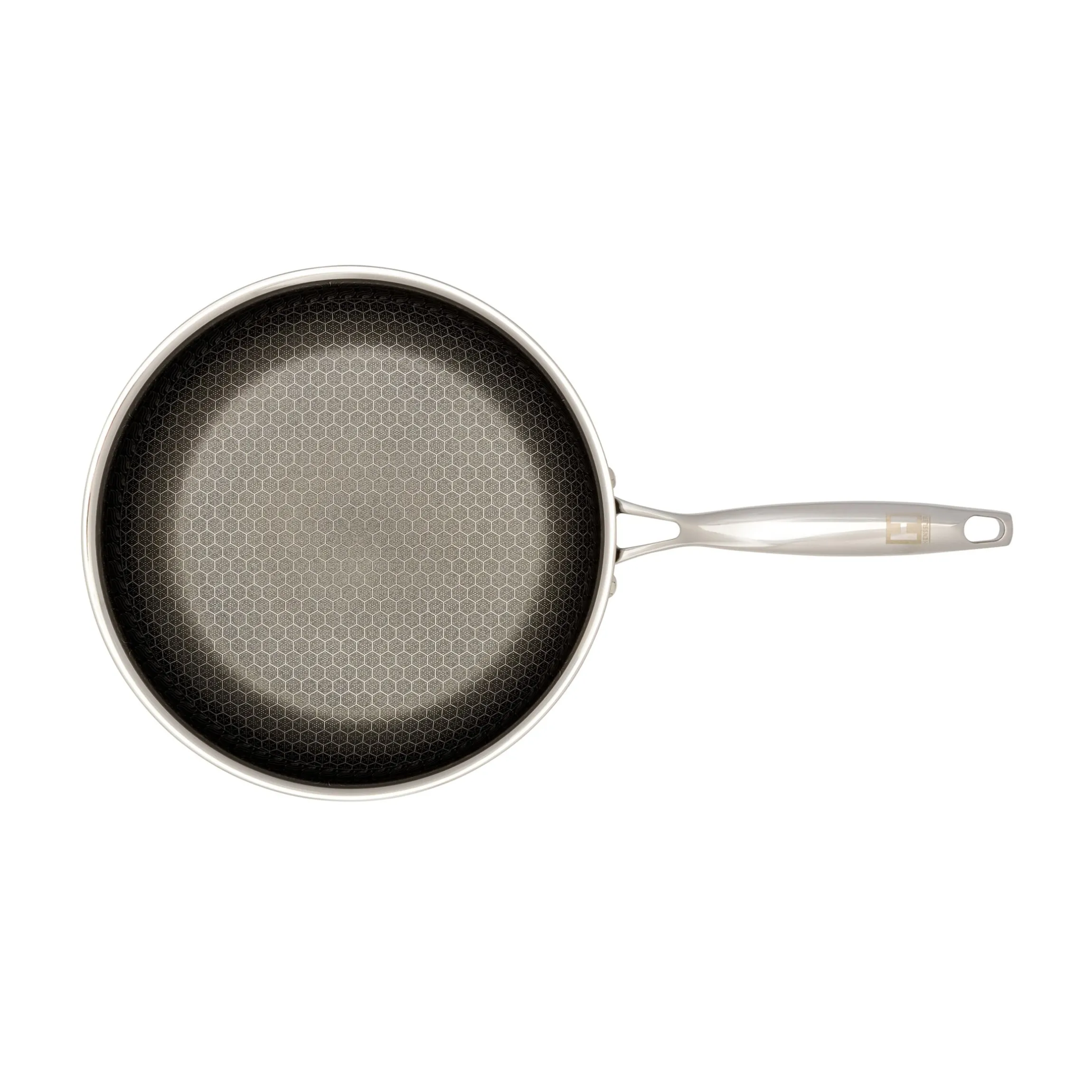 Pfanne mit Wabenstruktur, Edelstahl 24 cm