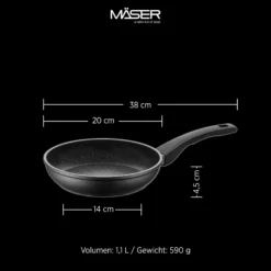 Pfannen Set, 7-tlg., Aluminium Leonis