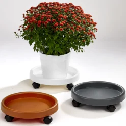 Pflanzenroller terrakotta