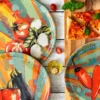 Pizzateller, Porzellan Pop