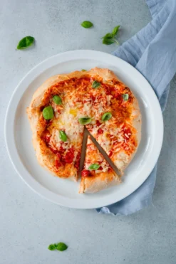 Pizzateller Set, Porzellan Barca