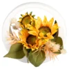 Porzellan-Dekofigur „Sonnenblumen“