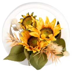 Porzellan-Dekofigur „Sonnenblumen“