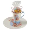Porzellan-Geschirr-Set "Ostern", 2-teilig