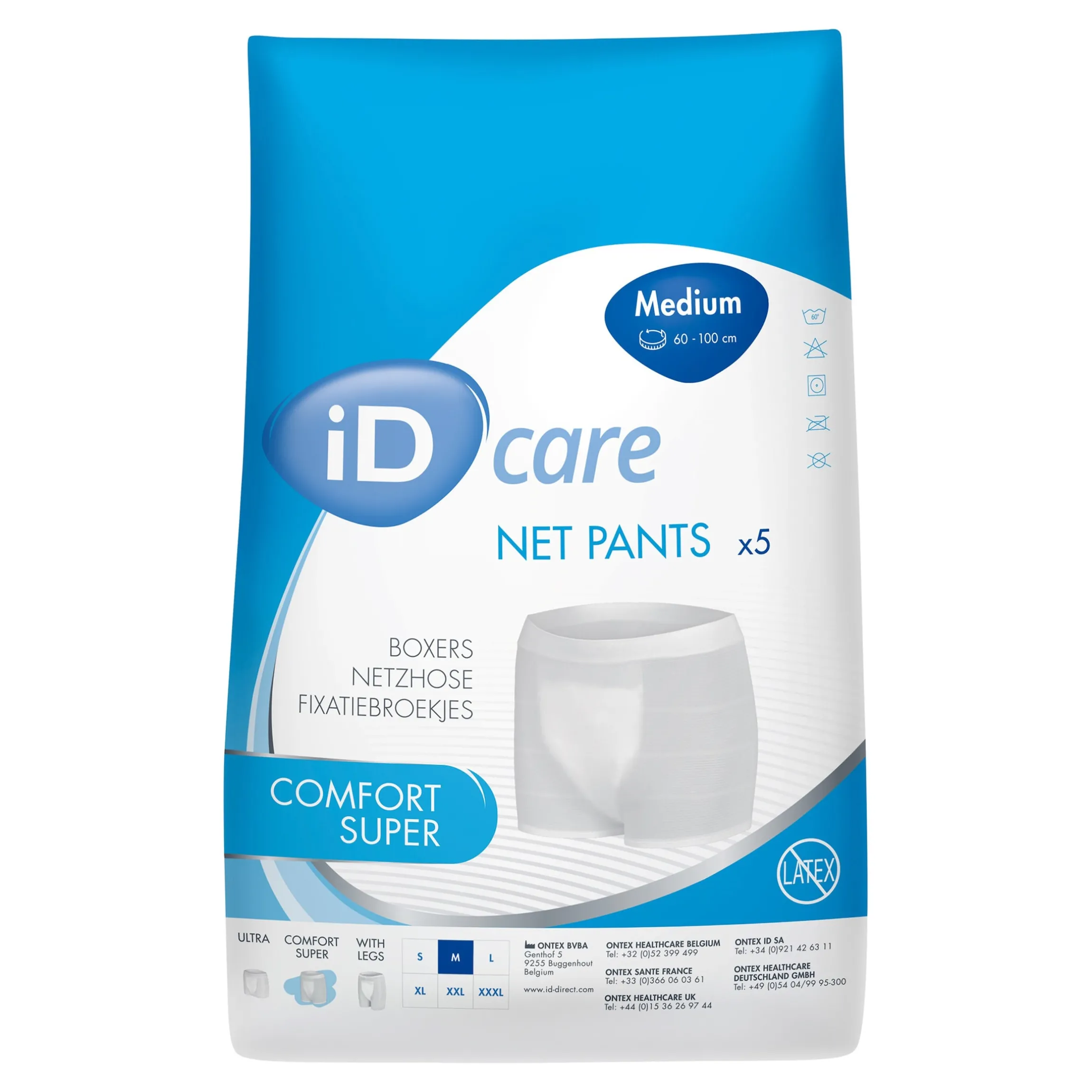 Premium Netzhose unisex Comfort, 5 Stück