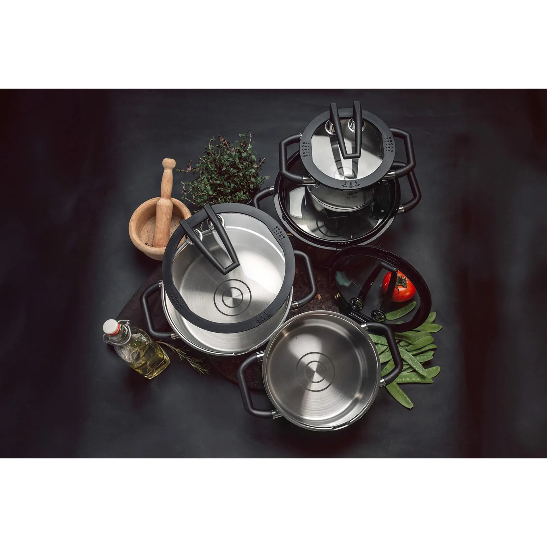 Premium Topfset "Rondello" 7-teilig
