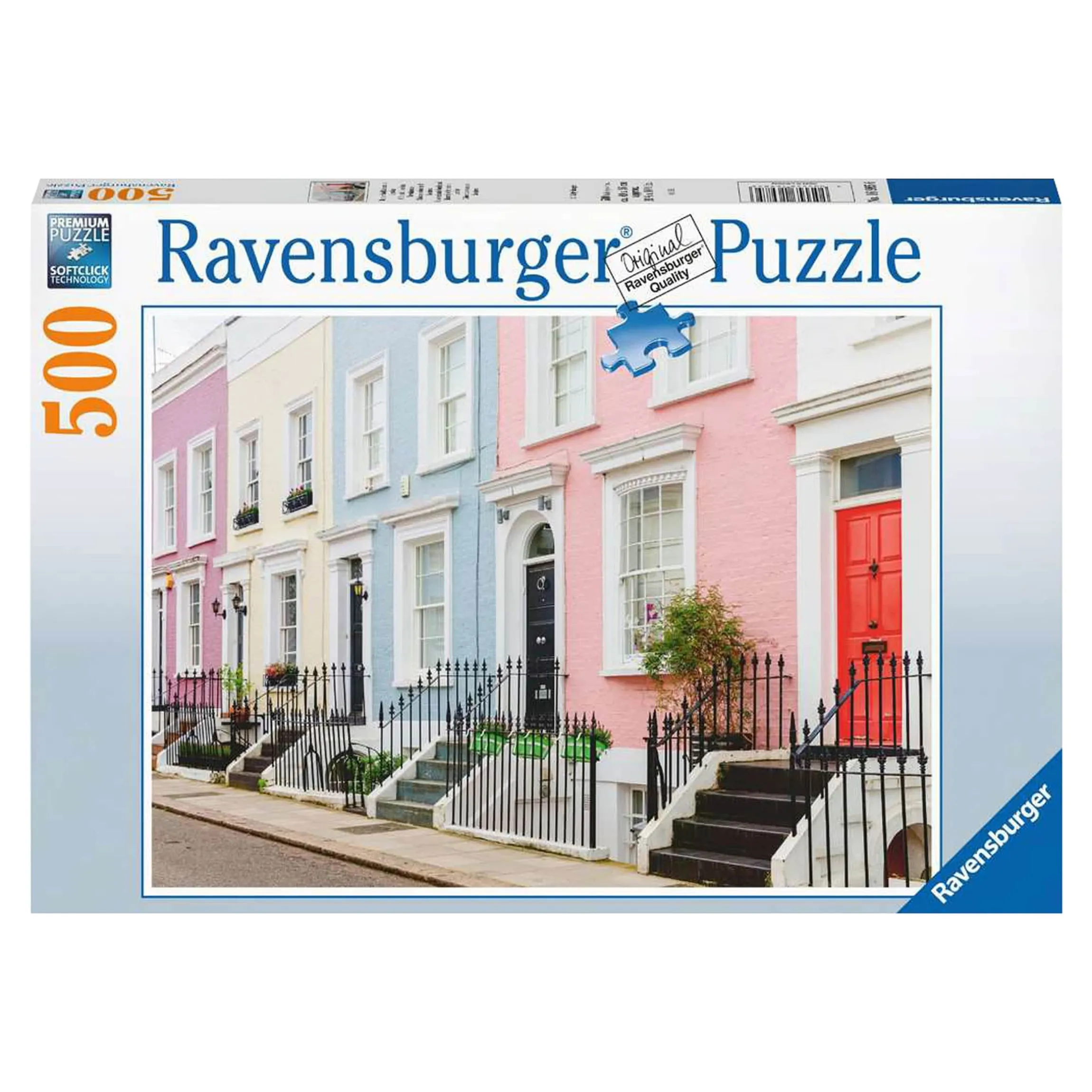 Puzzle "Bunte Stadthäuser in London", 500 Teile