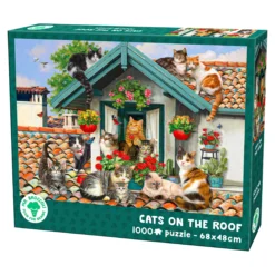 Puzzle „Katzen-Nachbarschaft“, 1000 Teile