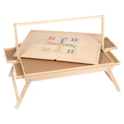 Puzzletisch mit Spielbrett-Deckel + LED-Licht für 1500 Teile