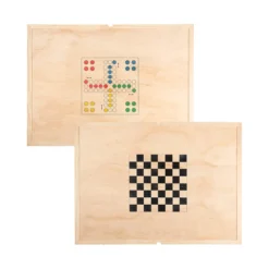 Puzzletisch mit Spielbrett-Deckel + LED-Licht inkl. Spielfiguren-Set 1500 Teile