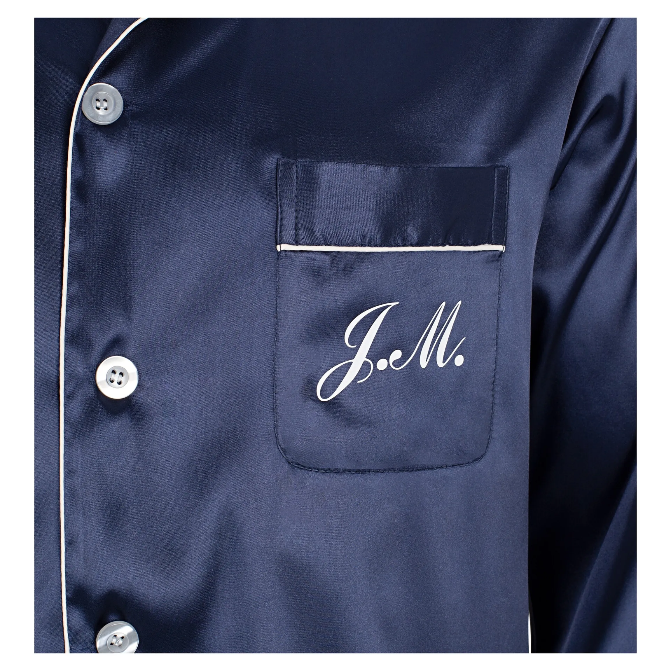 Pyjama personalisiert mit Initialen Herren