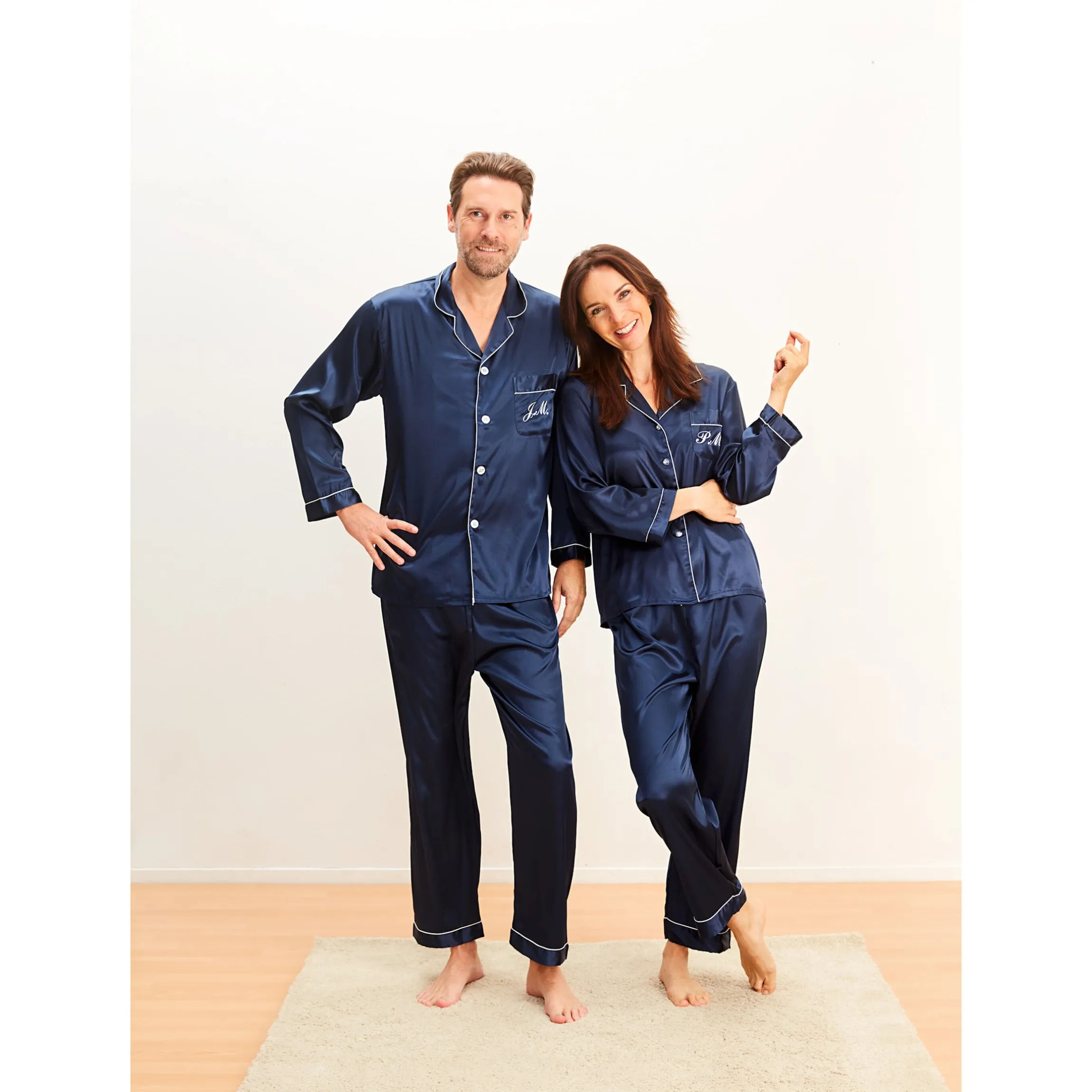 Pyjama personalisiert mit Initialen Herren