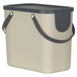Recycling Müllsystem "ALBULA", 25 l beige