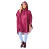 Regenponcho "Punkte" bordeaux