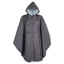 Regenponcho "Punkte" schwarz