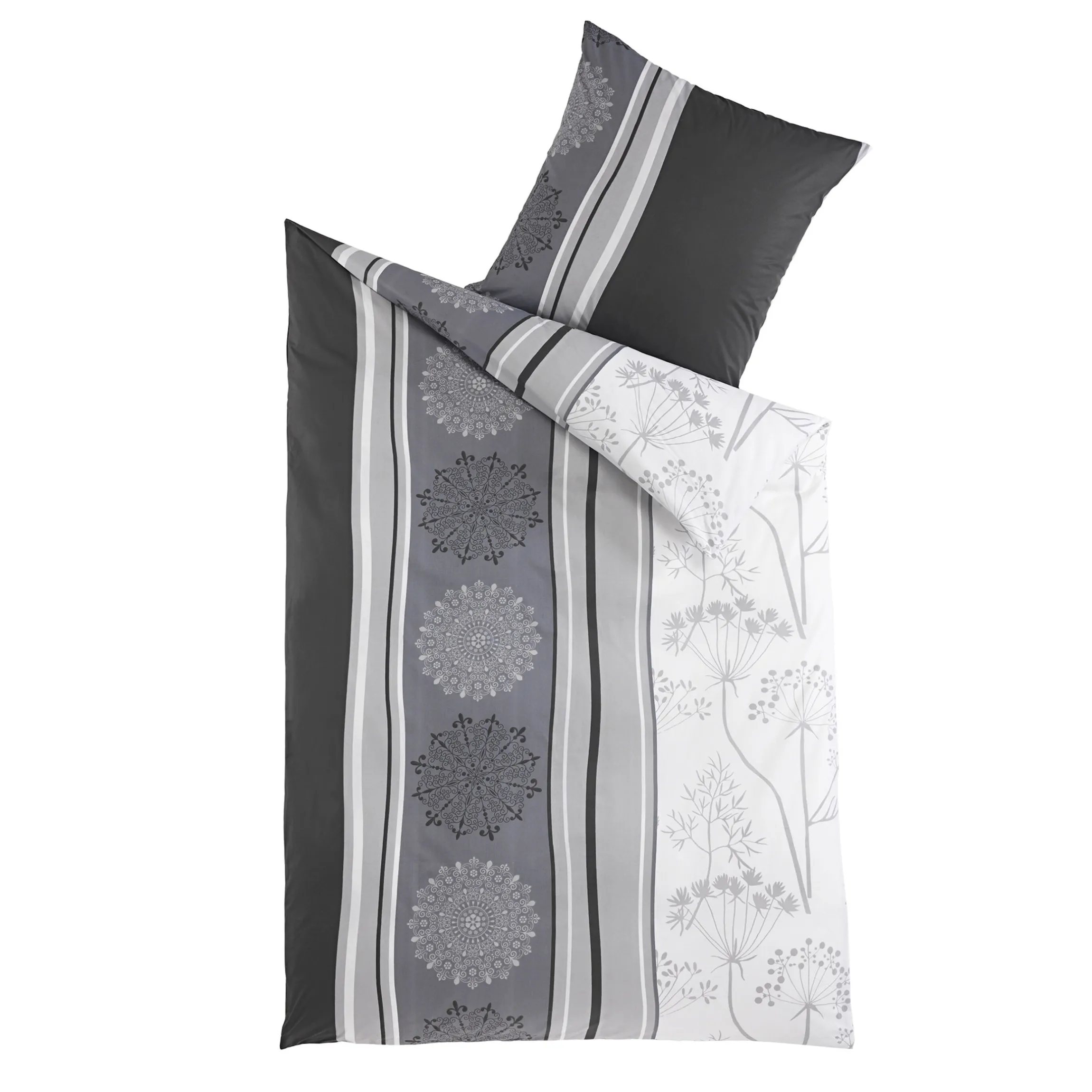 Renforcé-Bettwäsche, 2-teilig, 135x200 cm Viola
