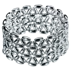 Ärmel-Raffer "Elegance", 2 Stück silber