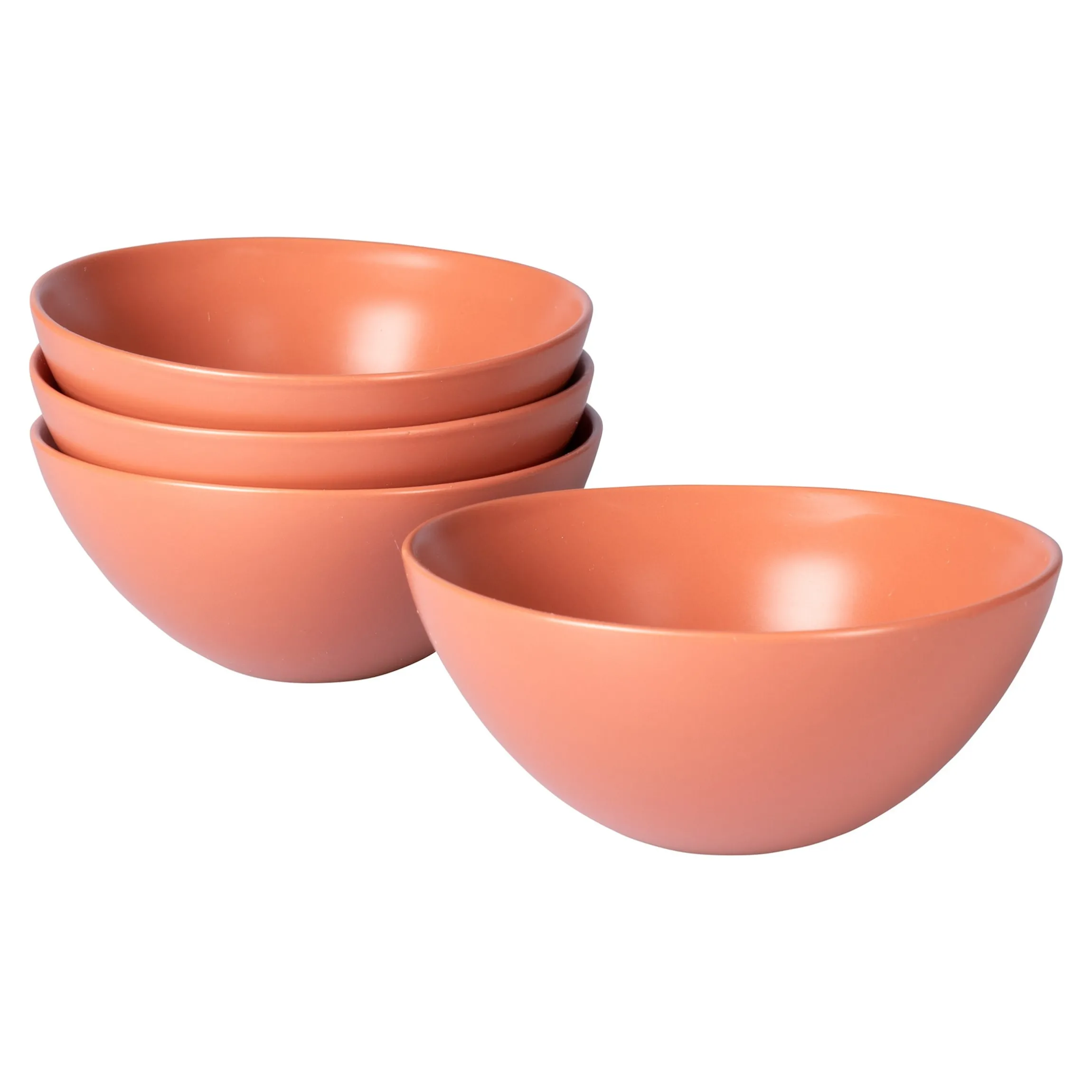 Schalen „Basic“, 4 Stück apricot