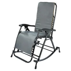 Schaukelstuhl-Auflage anthrazit