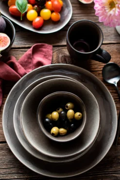 Schüssel-Set, Keramik Niara Organic 9 x Schüssel